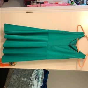 Ladies little green dress
